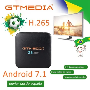 

GTMEDIA G3 Android 7.1 Smart TV Box 2GB/16GB 2.4G/5G Wifi Quad Core BT4.2 4K H.265 Google Player Youtube Netflix Box PK H96