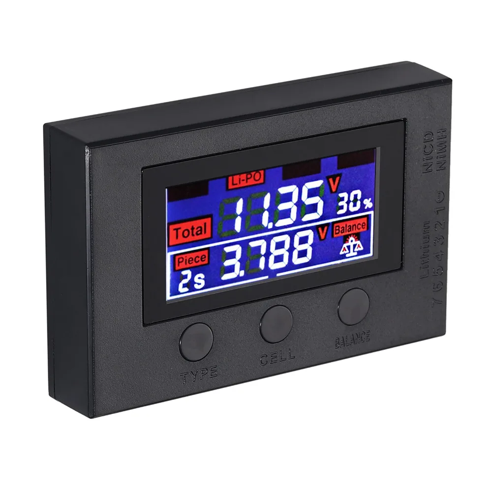 Proster для цифровой проверки емкости батареи RC сотовый метр 7 Cellmeter для LiPo тестер напряжения батареи