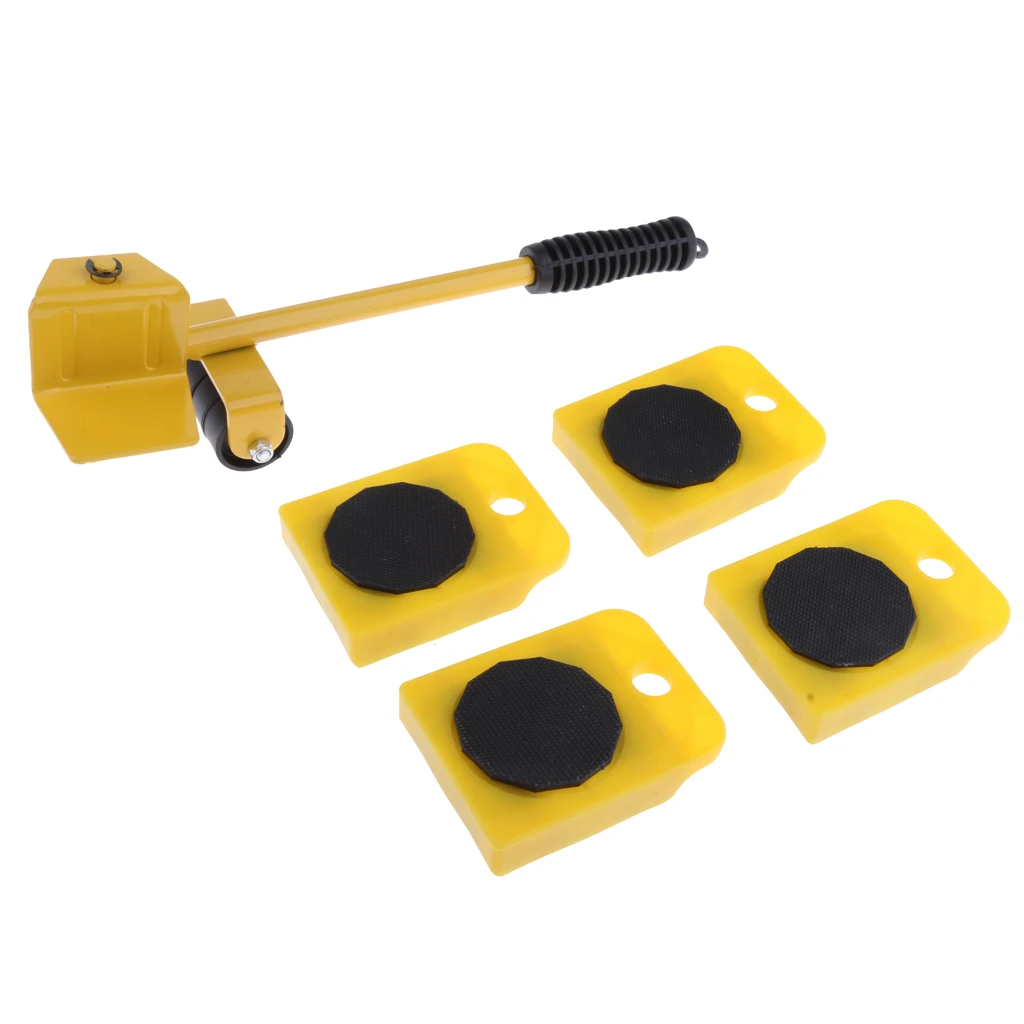 5Pcs SUPER FURNITURE SLIDERS Moving Heavy Furniture with Ease, Roller Mover Silder Glider for Appliances