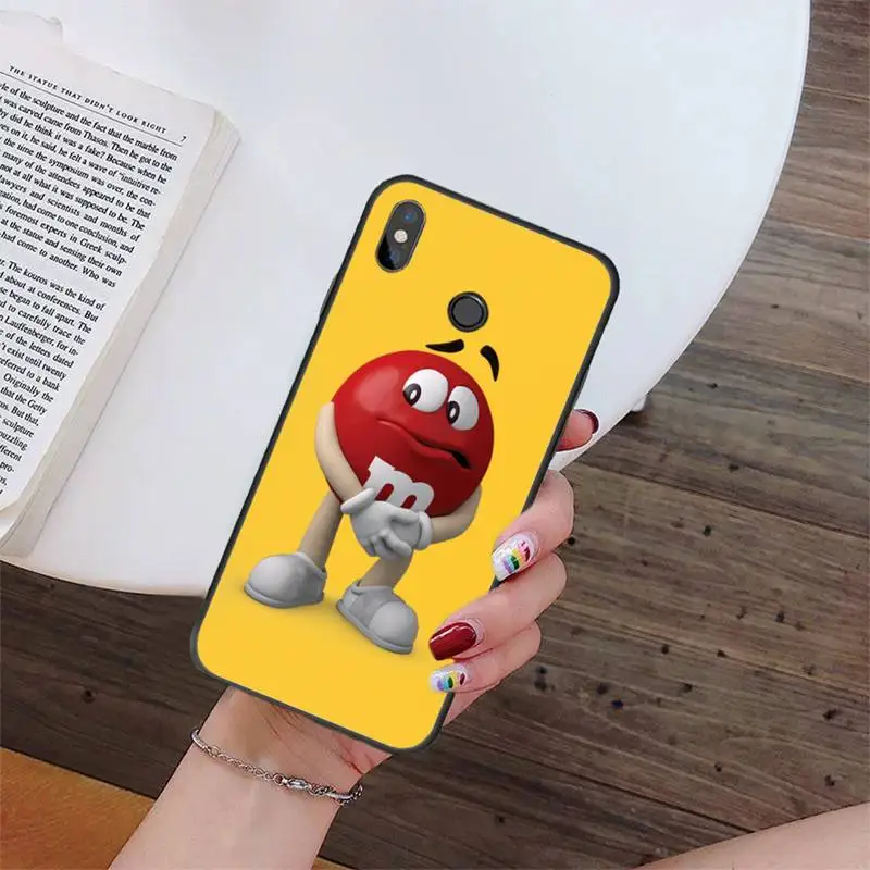 cases for xiaomi blue Babaite M&M's Chocolate TPU black Phone Case Cover Hull For Xiaomi Redmi 4X 5A 6A 6 7 8 9 5Plus Note5 5A 8Pro 8T leather case for xiaomi