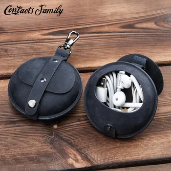 

Vintage genuine leather wireless earphone cases for airpods pro luxury hasp retro casual earphone accessories for airpods pro 3