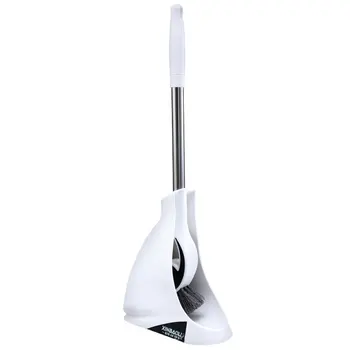 

Hanging type toilet brush without dead corner ABS Stainless steel PET PP Clean toilet Inner wall No dead ends Toilet brush