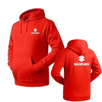 

Fashion pullover Hoodie Men Suzuki logo pullover Hoody cotton Tops Style Brand New Male Hoodie Hoody