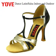 YOVE стиль w125-1 танцевальная обувь Бачата/Сальса Танцевальная обувь женская танцевальная обувь