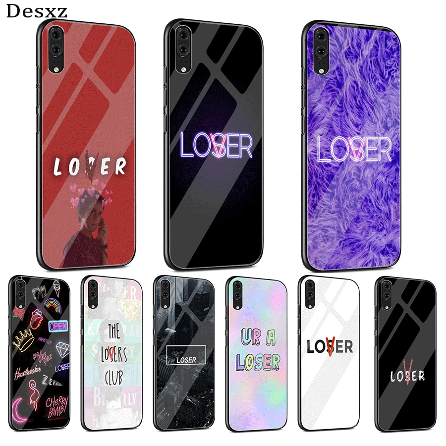 TPU стеклянный чехол для телефона huawei mate Honor 8X9 10 7A 20 P30 P20 P10 Lite Pro P Smart Cover Movie It Loafers Club