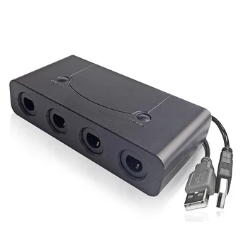 

4 Ports Gamecube Controller Adapter GC USB Controllers Adapter for Wii u for Nintendo Switch PC NGC