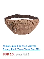 CONEED Fashion Waist Packs Unisex Sports Waterproof Belt Multi-Function Bag Zipper Messenger Bag Pouch Run Chest Waist Bag