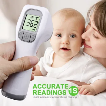 

Digital IR Thermometer Infrared Baby Adult Forehead Infrared Thermometer With LCD Backlight Termometro Measure Tools Dropship