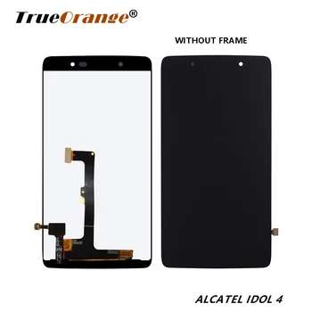 

For 5.2"Alcatel One Touch Idol 4 LTE OT6055 6055P 6055Y 6055B 6055K 6055 LCD Display Digitizer Touch Screen Assembly + Frame