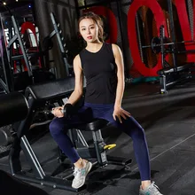 Летний Стиль, жилет для йоги, Быстросохнущий Спортивный жилет, Женская Повседневная футболка без рукавов для бега и фитнеса