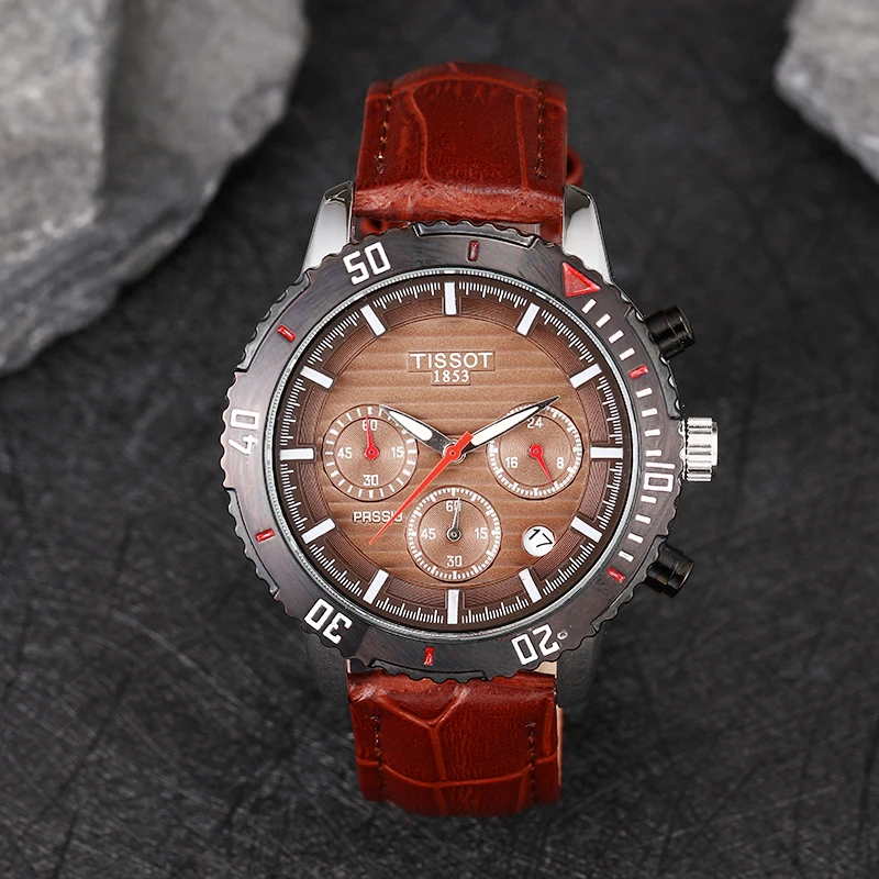 

2020 new Tissot-watch-classic three-pin multi-function fashion watch watch men 007 casual simple watch gift 1566