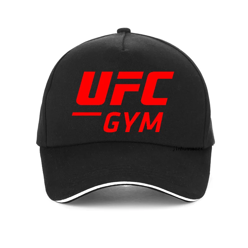 Русская UFC неограниченная Боевая Кепка, регулируемая бейсболка с принтом для мужчин и женщин, шапка для бокса, унисекс, хип-хоп бейсболка - Цвет: Черный