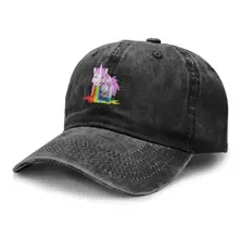 Unicorn 'I Puke радуги унисекс взрослых бейсбольная шляпа ковбой кепки Snapback