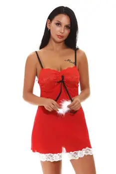 

Xmas Style New Women Sexy Lingerie Chemise plus size