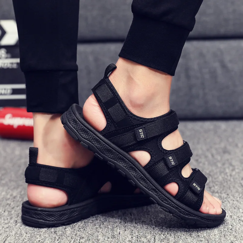 

2019 New Style Sandals Korean-style Summer Viet Nam Sandals Men Trend Cool Students Sports Casual Sandals