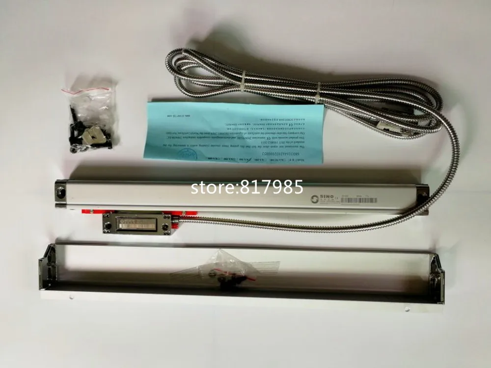 SINO KA-300 Optical Encoder KA300 5um TTL 5V 70 120 170 220 270 320 370 420 mm Linear Glass Scale For Milling Lathe Machine