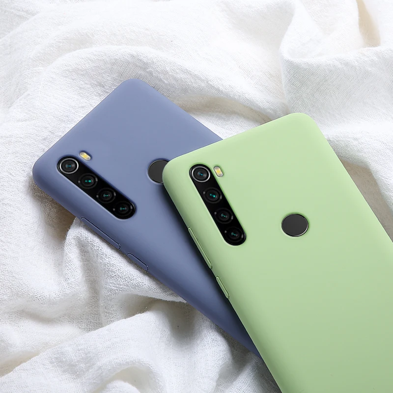 Для Xiaomi Redmi Note 8 T чехол из жидкого силикона и ТПУ мягкий для Xiomi Note8T противоударные