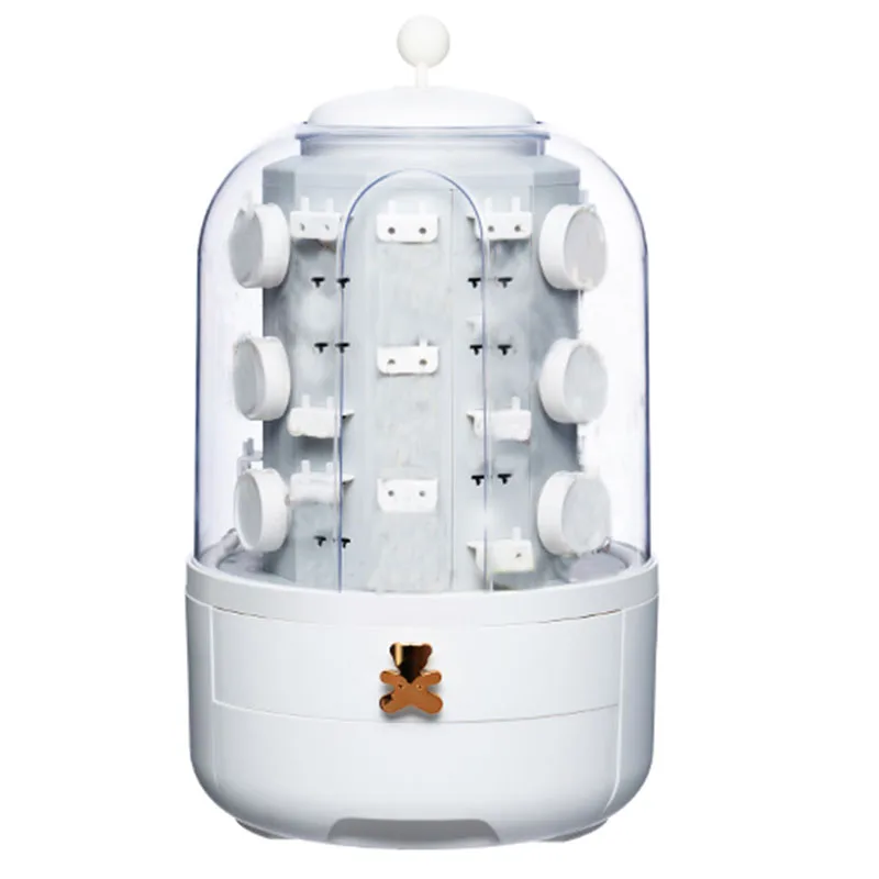 360 Rotating Makeup &Amp; Jewelry Organizer Storage Box