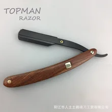 Hair Razor Blades Holder Wooden Handle Razor Exit Razor Eyebrow Knife Holder Vintage Razor Shaving Knife G1105