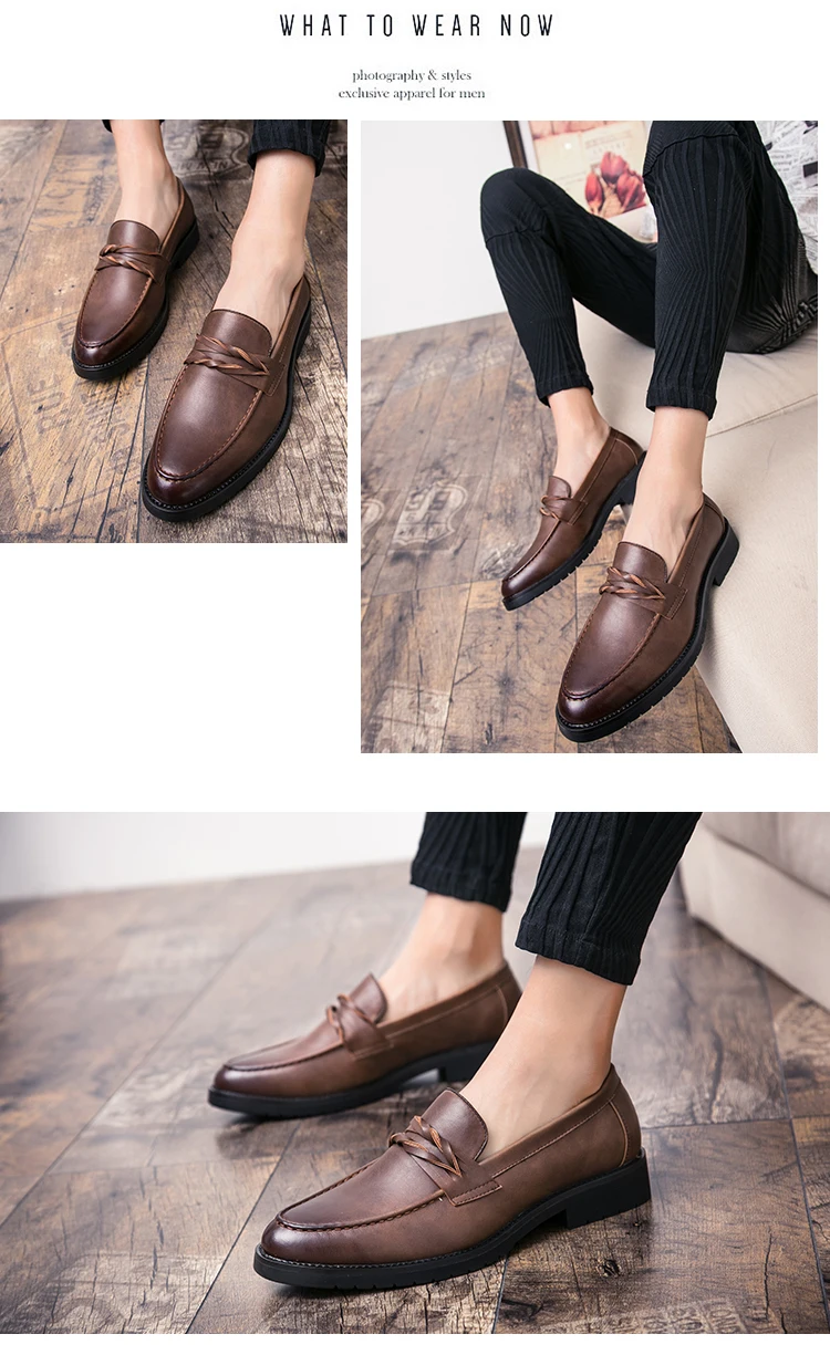 Модельные туфли; Мужская обувь; Мужская Удобная обувь; роскошные дизайнерские туфли; классические модные кожаные туфли без застежки; цвет коричневый, черный