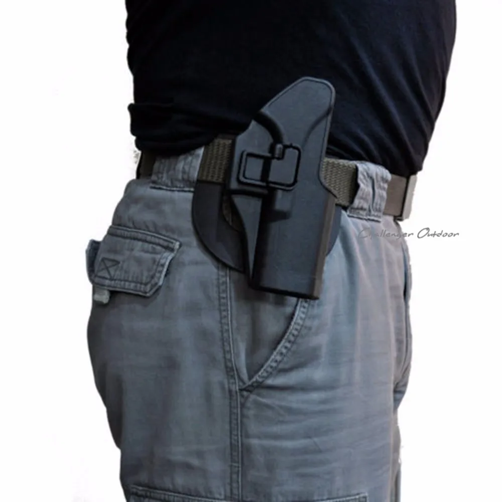 Военный Glock кобура тактическая правая рука весло пистолет для 17 19 22 23 31 32 с мешочек