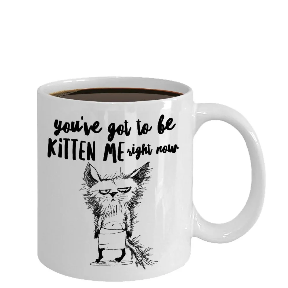 Вы должны быть котенком меня кошка кружки пиво кофе чая чашки для друзей|Кружки| |