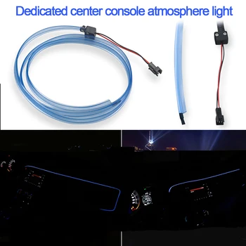 

1Pcs Car LED Light Atmosphere Blue Strip Dashboard Ambient Interior Light For Honda VEZEL XRV 2014 2015 2016 2017 2018 2019 2020