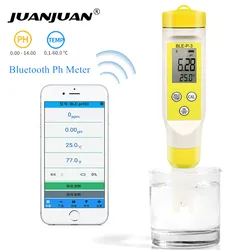 Bluetooth-compatible Ph Meter Online Monitoring Digital Water Tester 0.01 High Precision PH Temp Tester With 0-14 Measurement To