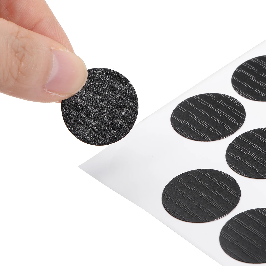 Screw Caps Self-adhesive Screw Hole Stickers,2- Table Self-adhesive Screw Covers Caps Dustproof Sticker 21mm 54 In 1 Black Walnut Cabinet Screws
