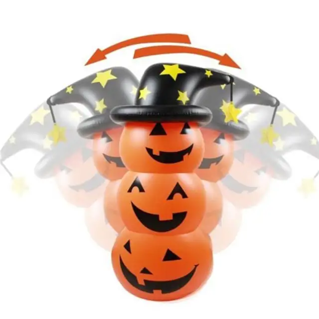 Halloween Pumpkin Ghost Roly-Poly Inflatable Tumbler Toys Water Flooding Easy to Clean Strong Durable Christmas Outdoor Decor 3