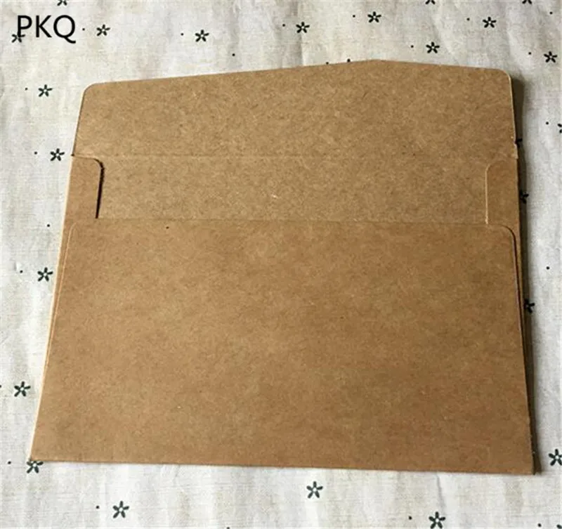 5 шт/лот коричневый крафт бумажный конверт 350gsm картонная открытка пакет чистая