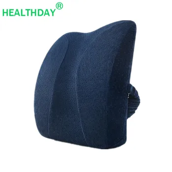 

Ergonomic Design Lumbar Support ChristmasBamboo Charcoal Memory Foam Waist Cushion Chairs Home Office Relieve Pain Back Cushion