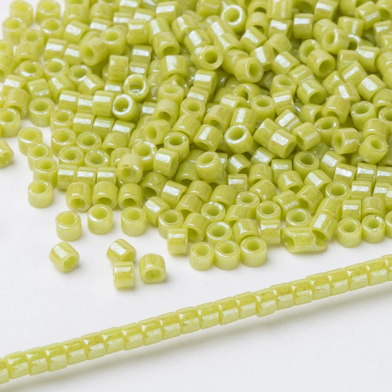 miyuki-DB262 Тайдиан Miyuki Delica Seed Bead 11/0 для Broderie De Perles Francaises непрозрачный белый DB200 1,6x1,3 мм около 1000 штук - Цвет: miyuki-DB262