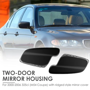 

Convenient Replace Car Accessories Side Mirror Cover Cap for BMW E46 E65 E66 51167074235 51167074236 Gloss Black