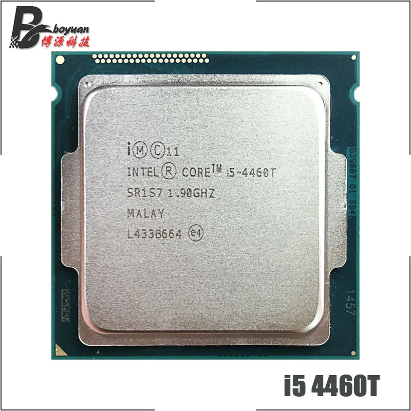 Процессор Intel Core i5-4460T i5 4460T 1 9 ГГц четырехъядерный четырехпоточный ЦПУ 6 Мб 35 Вт LGA