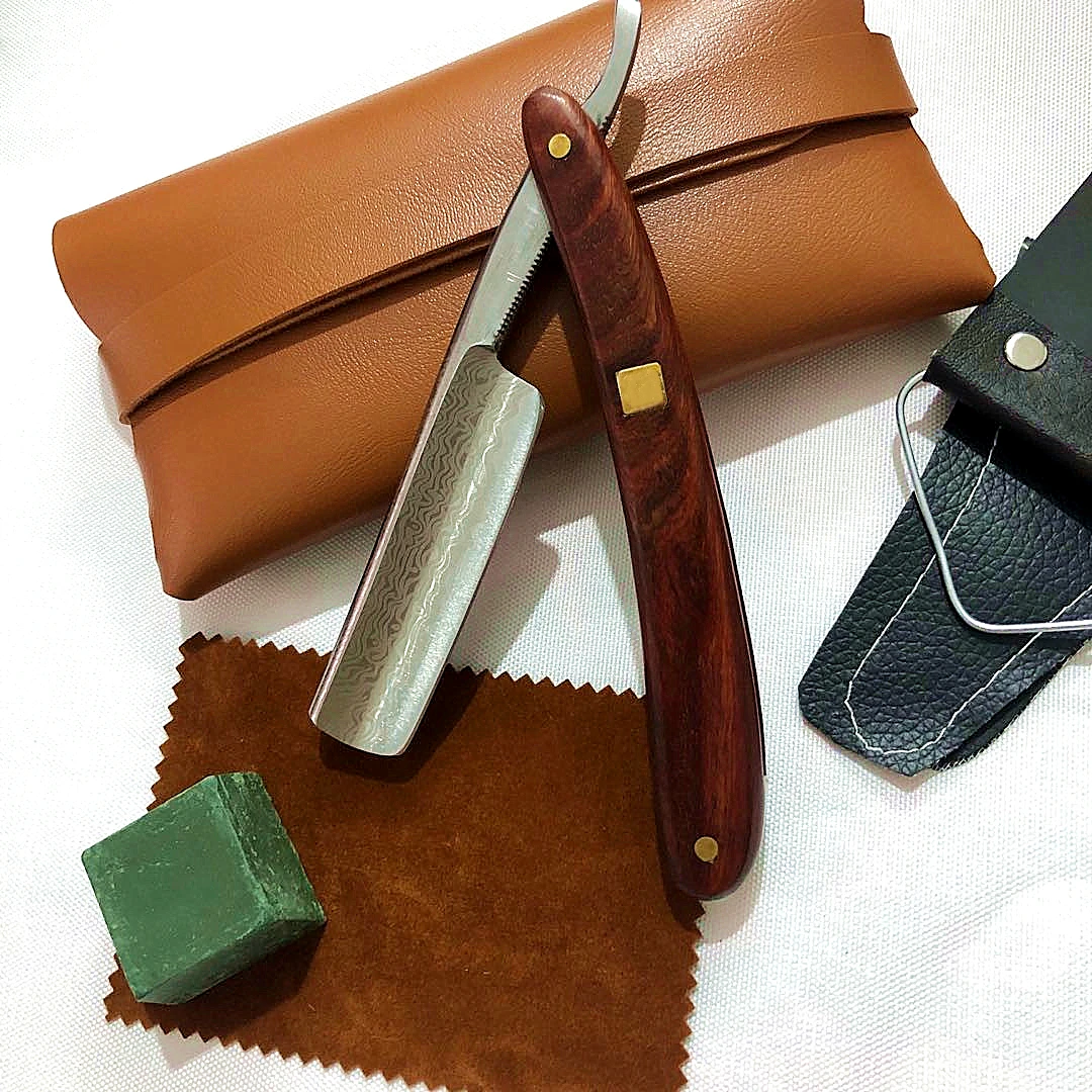 

2020 Men Vintage Straight Edge Stainless Steel Hair Shaper Barber Razor Folding Manual Shaving Knife With Free Accessories G0320