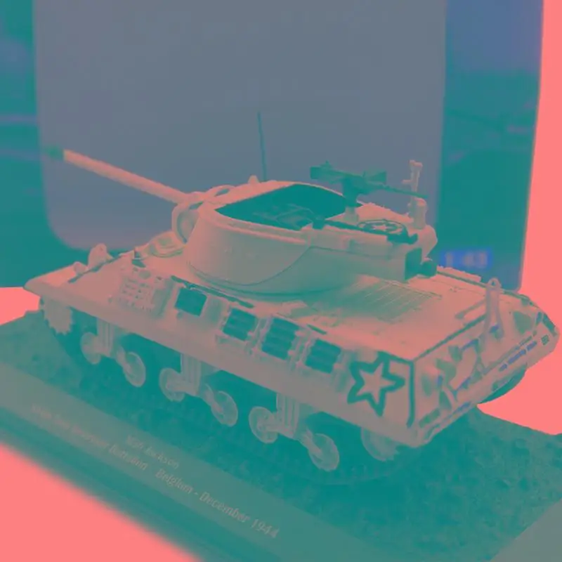 Вторую мировую войну Бельгия M36 Джексон 814TH самоходное противотанковое орудие батальон 1/43 литья под давлением модель танка