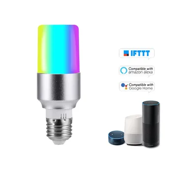 

NEWKBO V15 Smart WIFI LED Bulb RGB+W LED Bulb 6W E26 Dimmable Light Phone Remote Control Group Control Voice Control Light Bulb