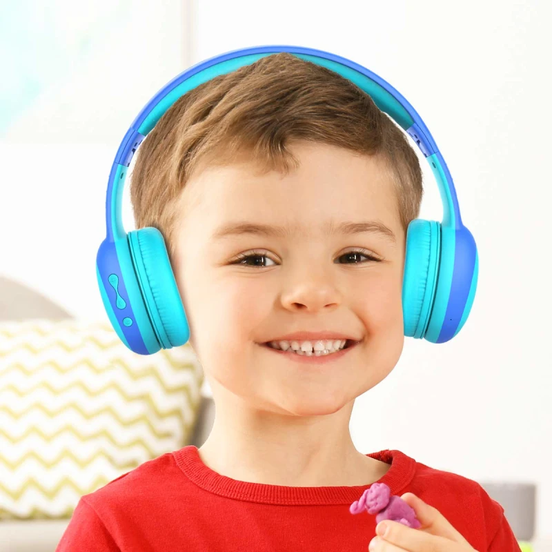 Bluetooth Kids Headphones With Microphone Childrens Wireless Headsets With 85dB Volume Limited Hearing Protection