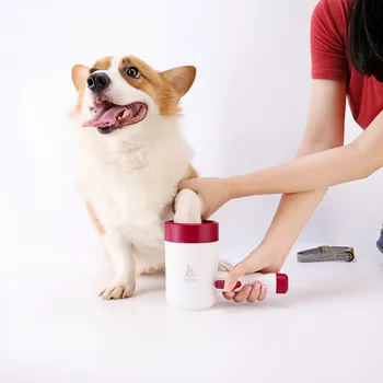 

Pet Cats And Dogs Automatic Cleaning Foot Washing Artifact Foot Cleaning Cup Pet Cat Dog Foot Wash Paw Cleaning Tool