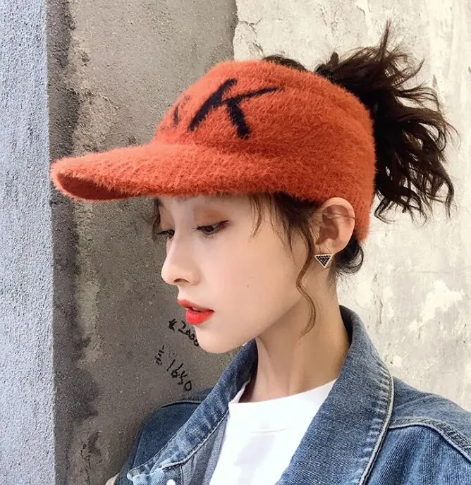 Новинка, зимняя женская Шерстяная кепка с вышитыми буквами, шапка с ...