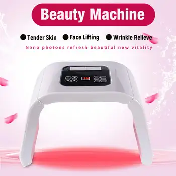 

7 Colors LED Photon Mask Light Therapy Lamp Beauty Machine Treatment Skin Tighten Wrinkle Skin Rejuvenation Acne Remover