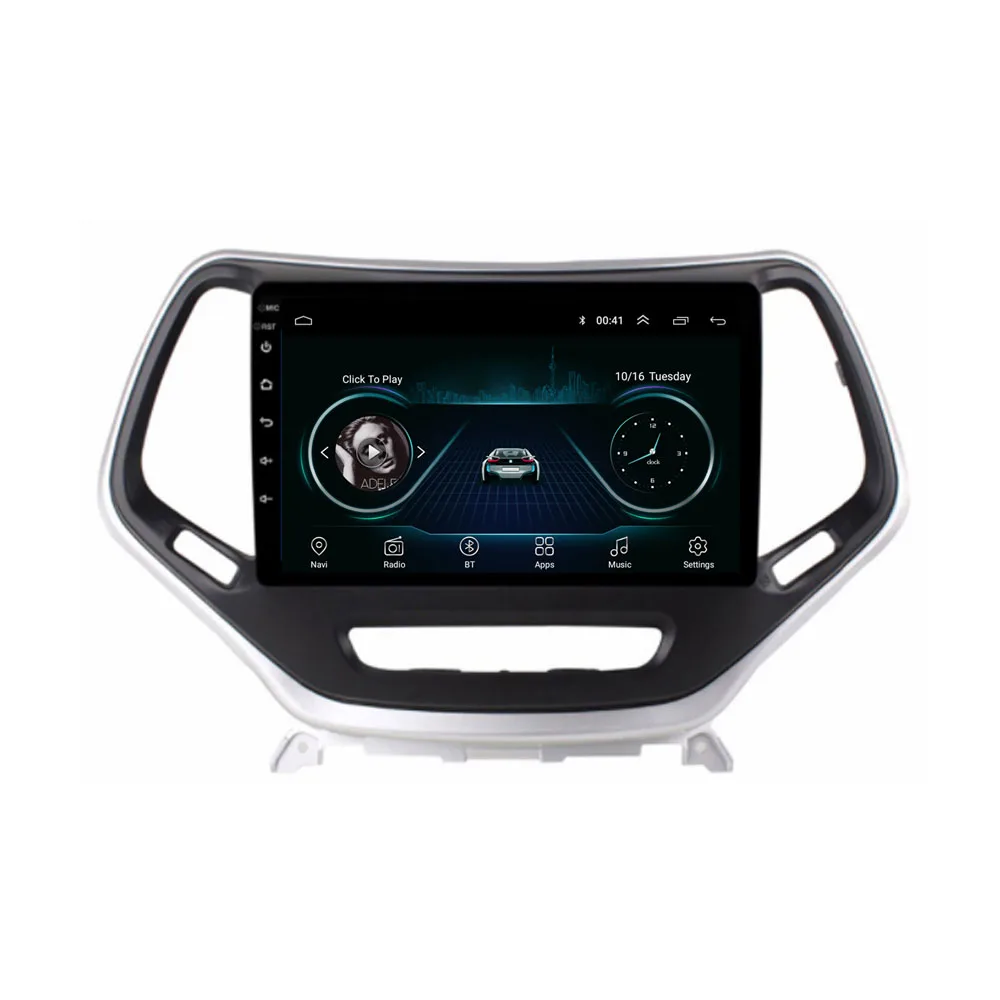 Android 10 1 для JEEP Cherokee 2015 2016 2017 2018 2019 мультимедийный стерео автомобильный DVD плеер