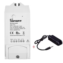 Sonoff TH10 Смартфон Датчик температуры и влажности для умного дома wifi термостат WiFi умный переключатель пульт дистанционного управления