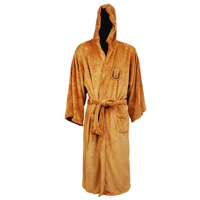 Звездные войны джедай ситх костюмы для косплея флис банный халат пижамы халат мантия пальто