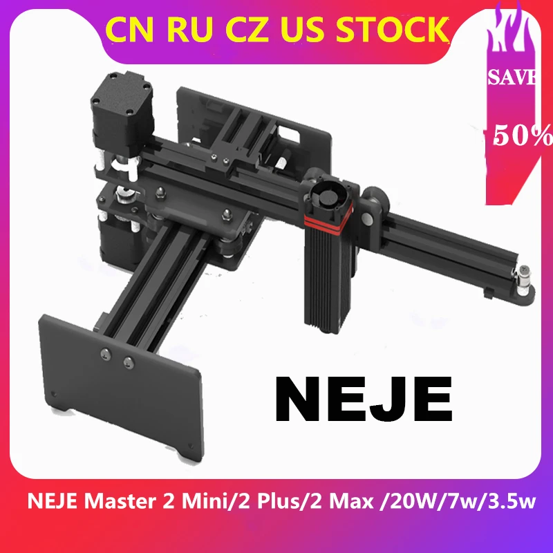 NEJE 20W/7000mw/3500MW CNC лазерный гравер гравировальная машина для резки и резьбы Мини DIY