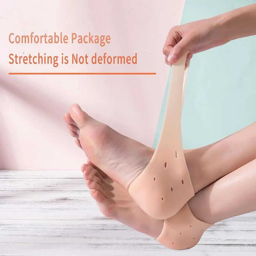 3angni Мягкая Силиконовая защита и уход за кожей пятки подушки носки предотвращают сухость кожи моющийся защитный гель при трещинах пятки боли