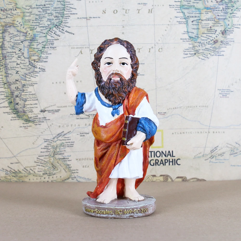 

Классические, всемирно известные люди, большой философ сократы, Древняя Греция, философия Афин, ретро Статуя, фигурка, игрушка-модель