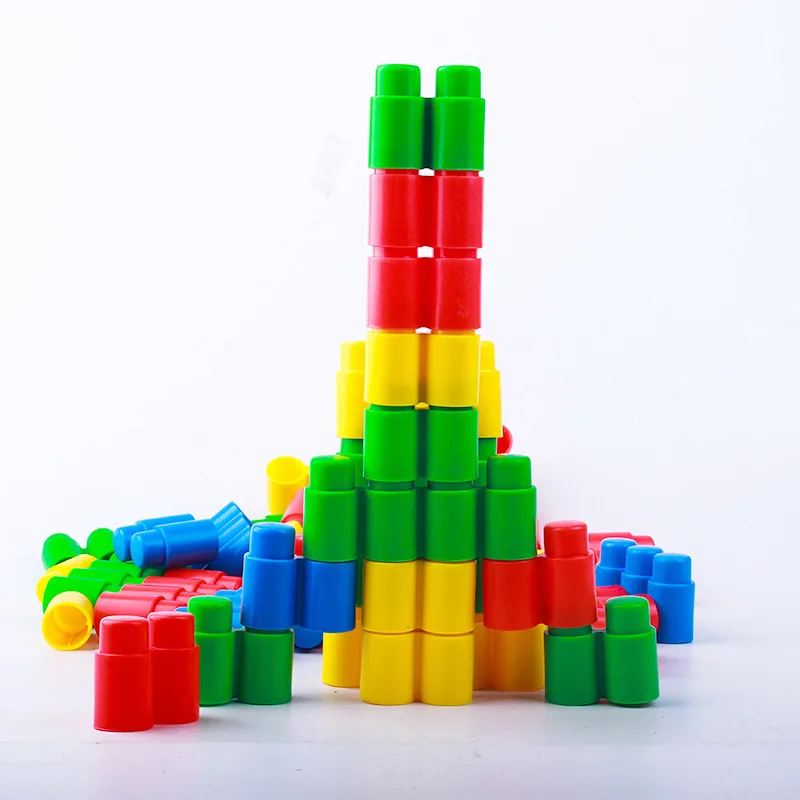 

Happy Ya'qub Building Blocks Bullet Building Blocks Plastic Safe Building Blocks Educational Toy Product Happy Entertainment Pro