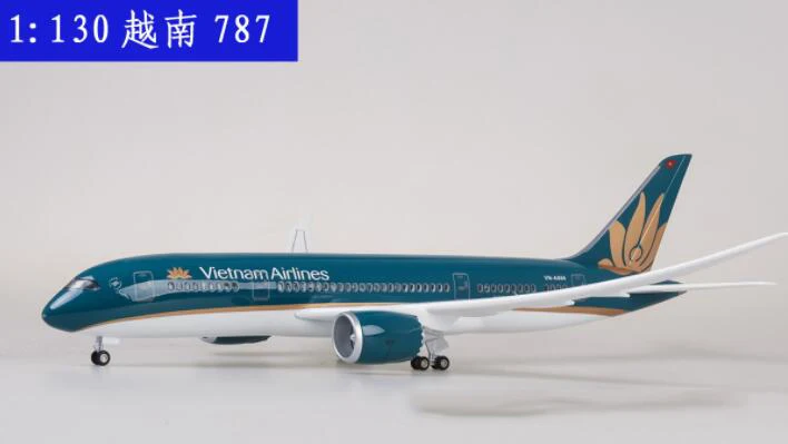 43-45,5 см Boeing787 Airbus A380 модель самолета из пластикового сплава EMIRATES ETIHAD QANTAS airфранция LUFTHANSA ANA AIRLINES - Цвет: Vietnam Airlines